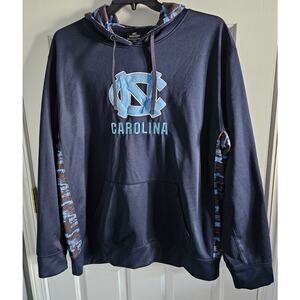 North Carolina NC UNC Tar Heels Colosseum Hoodie Camo Stripe Arm/Side Size XXL